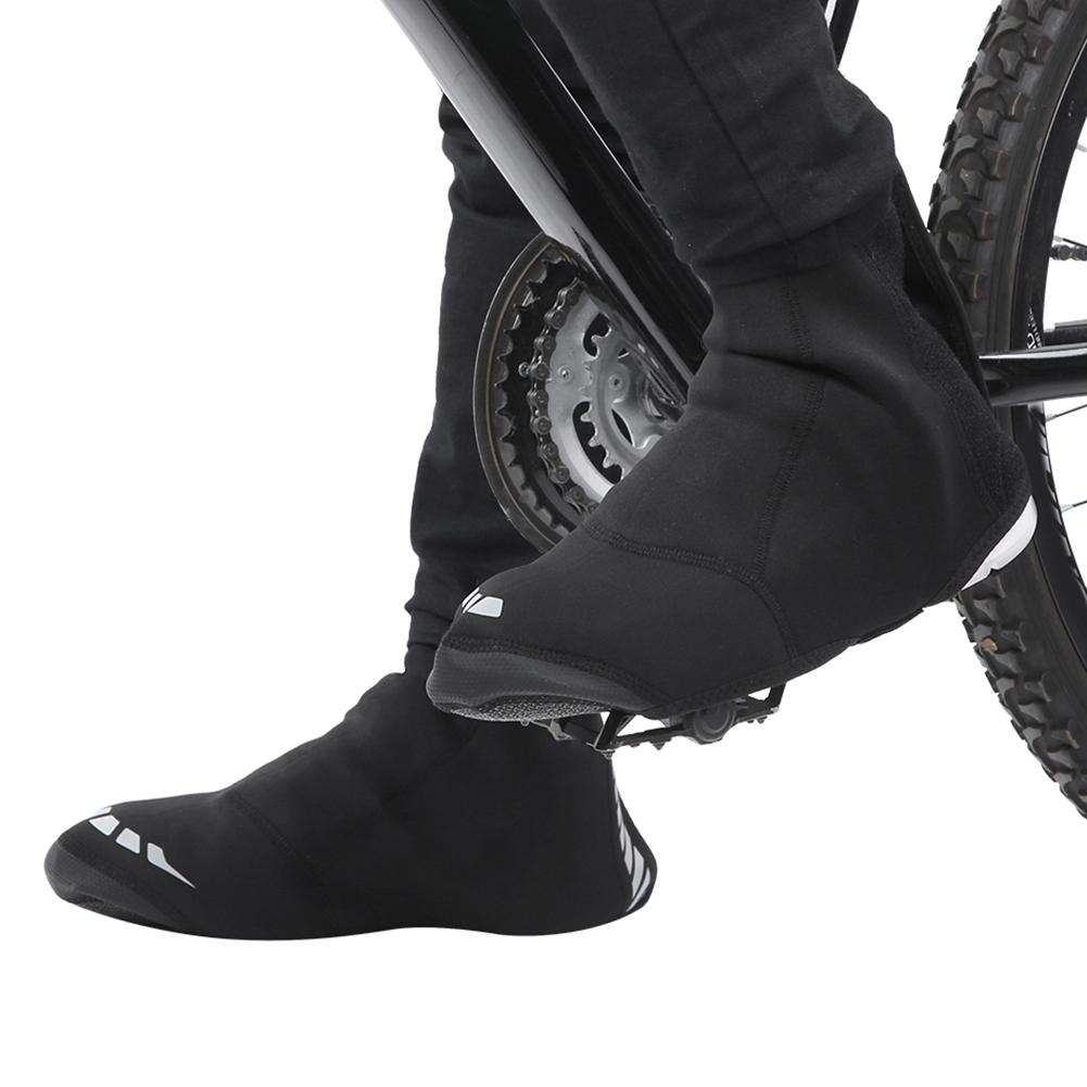 1 Pereche Acoperitoare Pantofi Ciclism Bicicletă Rezistent la Vânt Impermeabil Învelișuri pentru Ciclism Bicicletă Montană Negru XL
