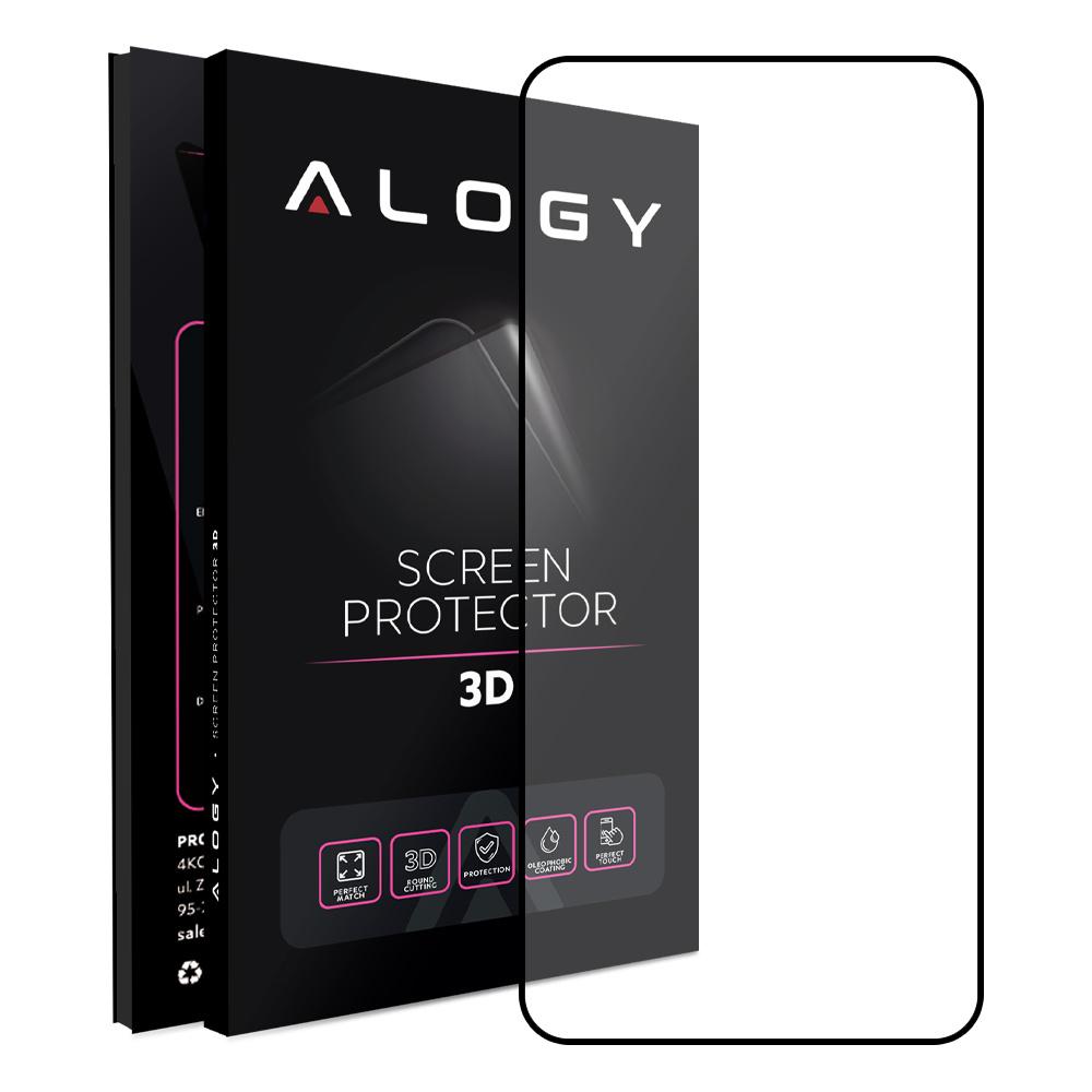 Tempered Glass for Alogy Full Glue Case Friendly for Samsung Galaxy S22 Black