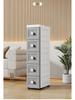 Wide Gap Drawer-Style Cabinet: Kitchen/Bathroom Narrow Storage Shelf Box (15/18/25 Width).