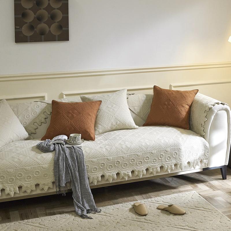 French Retro Sofa Cushion, Seat Cushion, Backrest Towel, Non-Slip Sofa Cover Towel, Universal Seat Cushion Manufacturer