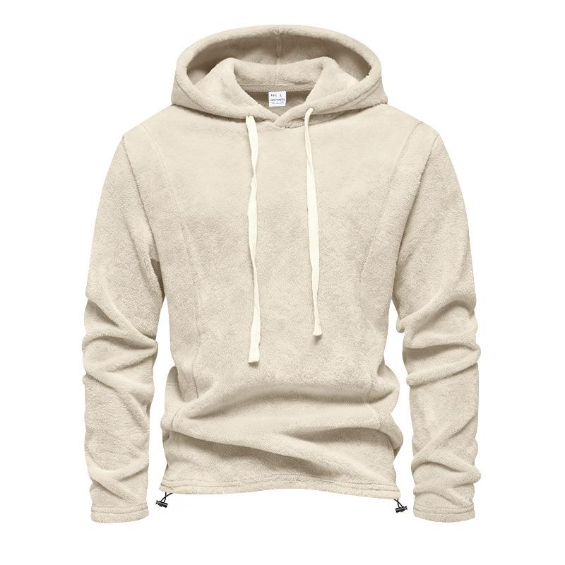 Men S Casual Long Sleeve Hooded Sweatshirt With Drawstring