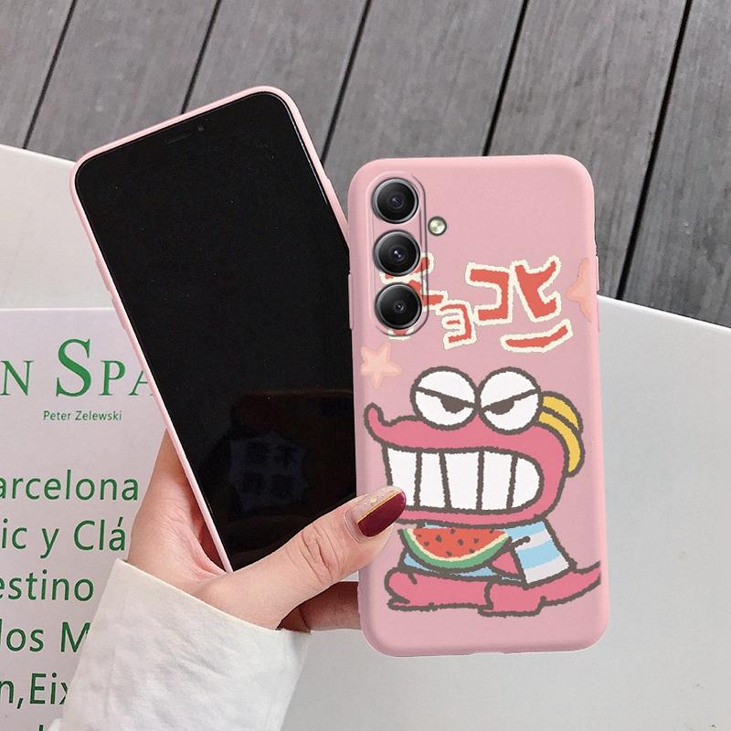 

Чохол для телефону Crayon Shin-Chan для iPhone Samsung A55 S24 FE S25 M35 Xiaomi Redmi Note 13 Pro 14C Huawei Honor Realme Ударостійкий Захист від подряпин Матовий чохол Realme 12 Pro+ 5G рожевий