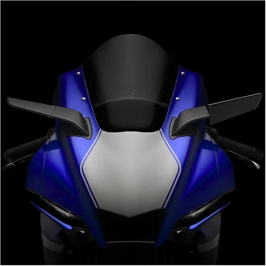 Motorcycle Rearview Mirrors Compatible With Yamaha R1 R1M 2020-2024 Stealth Mirrors Sports Winglets Mirror Kit Adjustable Rearview Mirrors
