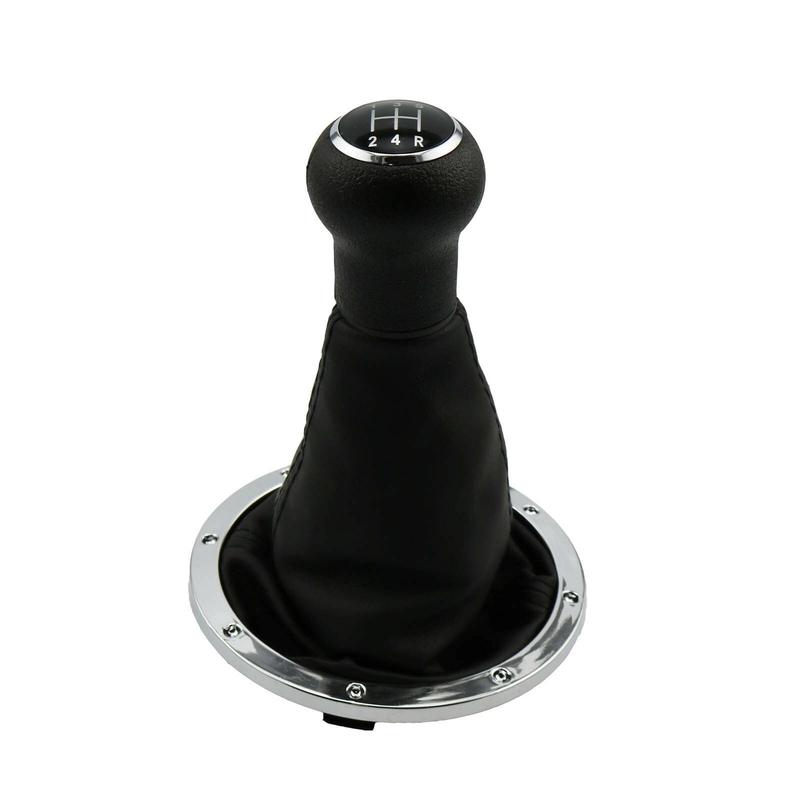 5 Speed Gear Shift Knob Gearstick Gaiter Boot Kit Leather Shift Handball For Gol Pointer Saveiro Parati 2004-2010-A87Q