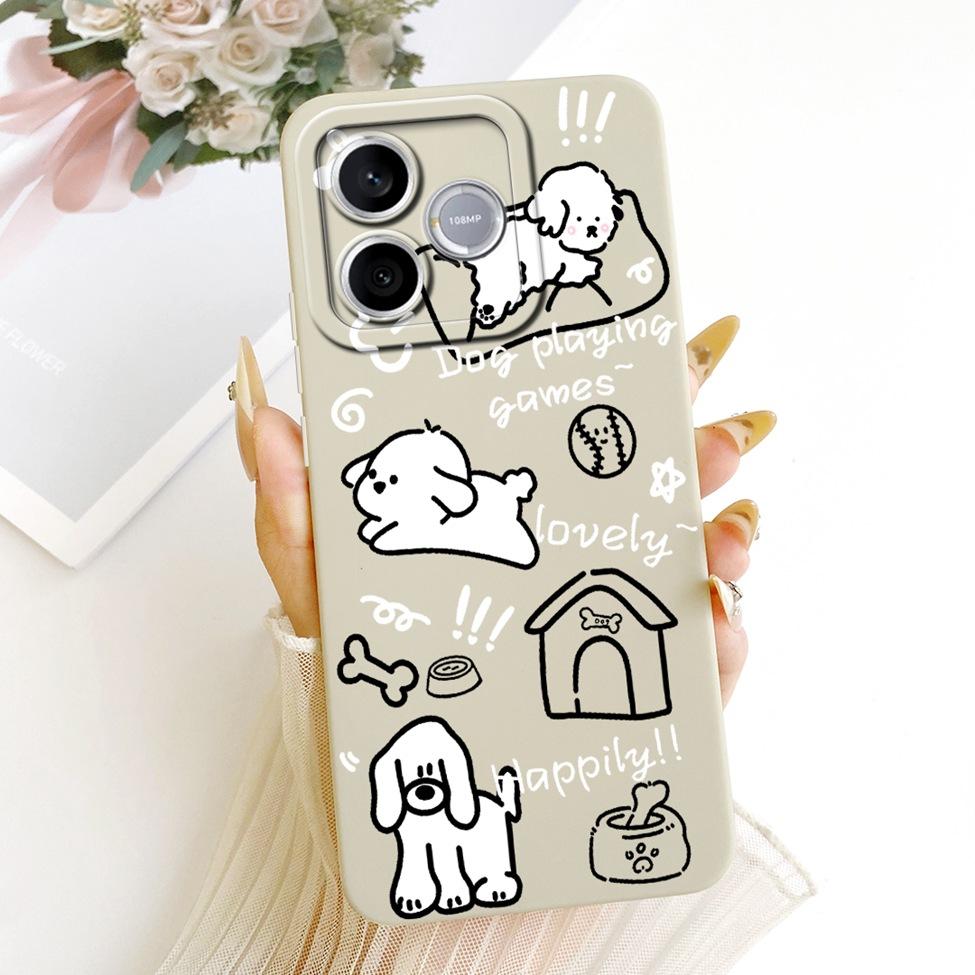 For Honor 600 Lite 5G Casing Cover Silicone Luxury Fashion Kawaii Cute Painted Shockproof Phone Case For Honor LNA-NX1