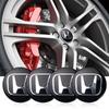 4 Stück 56/60MM Auto Radnabenabdeckung Aufkleber Felgenabdeckungen Autozubehör Für Honda CIVIC Mugen Type R Type S Si RR XR-V