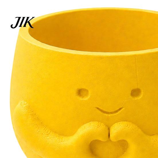 Unique Plant Holder for Desk 3D Printed Cute Smile Pots, Succulent Planters Indoor Plants, Decorative Pot Funny Small Flowerpot, Planter Home
