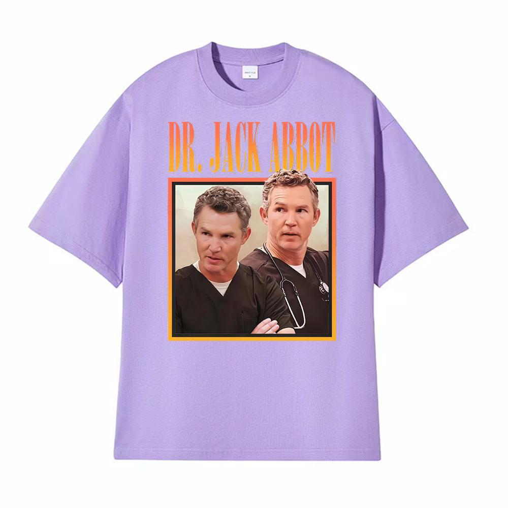 Dr Jack Abbot Funny Print T Shirts Unisex Women Clothing Oversized Vintage Short Sleeve Tshirts 100 Cotton Comfort Loose Tshirt