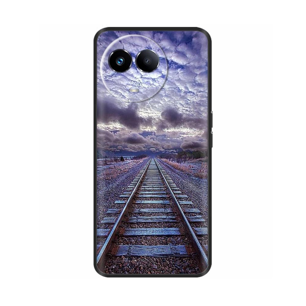 For Realme 11 5G Case Cute Design Soft Liquid Silicone Back Cover For Realme 11X Realme11 11 X 2023 RMX3785 Protection Housing