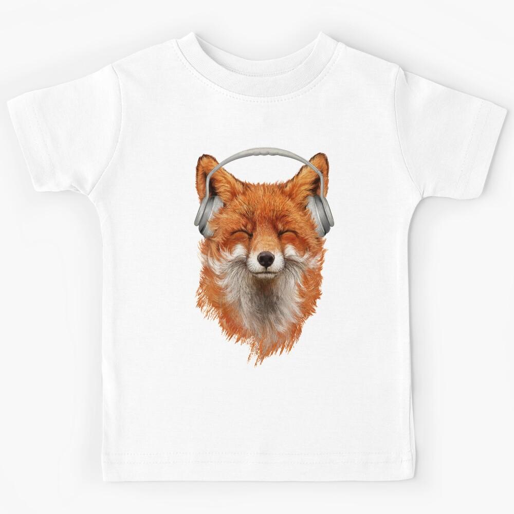 Smiling Musical Fox Kids T-Shirt 120