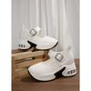 Women Casual Sneakers Breathable Comfortable Outdoor Trend Platform Sneakers Lightweight Wedges Slip on Shoes