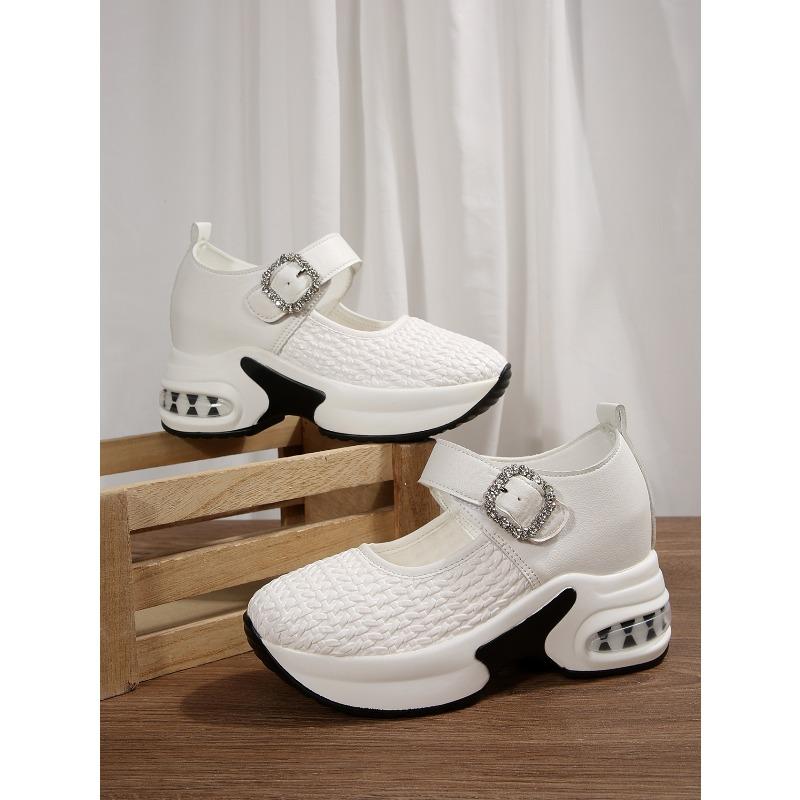 Women Casual Sneakers Breathable Comfortable Outdoor Trend Platform Sneakers Lightweight Wedges Slip on Shoes