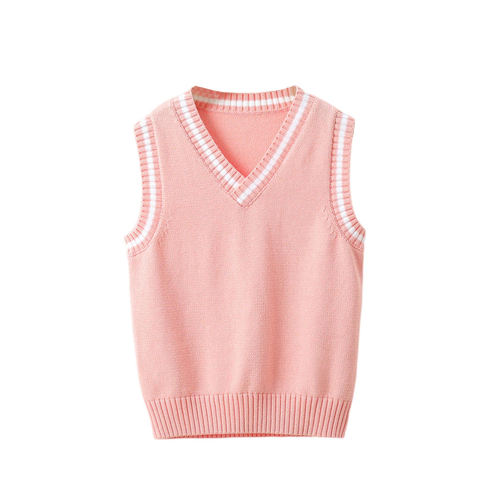 

Children s College Fashion Sleeveless T-Shirt Top 110 розовый