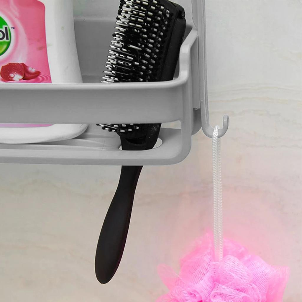 Bathroom Hanging Shower Caddy 2 Layers Shower Organizer Holder Bathroom Hanging Storage Rack for Shampoo Bathroom accessories