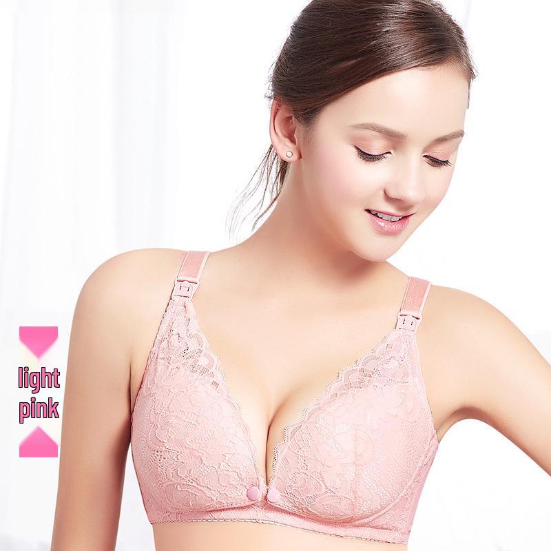 Wireless Front-Opening Nursing Bra for Pregnancy & Postpartum 90B