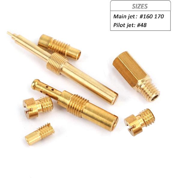 For Kawasaki KX250F (2004-2010)/ KX450F (2006-2009)/ KLX 450R (2008-2009) ATV Carburetor Carb Rebuild Repair Kit