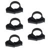 Set of 5 Garden Tubing Clips for Secure Drip Irrigation Systems in Greenhouses Double Gripping Adjustable Hose Clamps