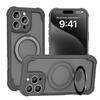 Für iPhone 11 12 13 14 15 16 Pro Max Plus Hülle Magsafe Airbag Militärgrad-Schutz 360° Drehung Metallständer Weiche Abdeckung