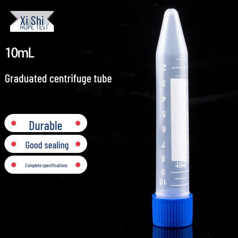 Xishi Graduated Plastic Centrifuge Tubes