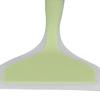 Cooking Spatula Transparent Twocolor Silicone Wide Mouth Frying Spatula Pancakes Fried Shovel for Home Kitchen(Green Spatula Head )