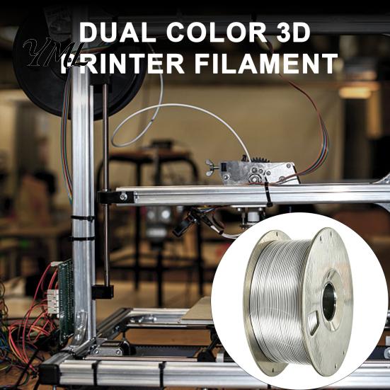 1kg Spool Filament 1.75mm Silk Silver PLA for 3D Printer, Metallic Shiny Filament, Neatly Wound DIY Models Printing Supplies