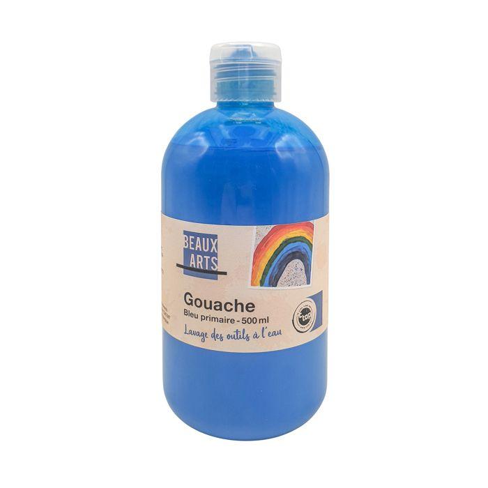 Gouache fabriqué en France Bleu primaire 500 ml