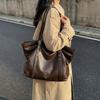 Leather Tote Bag with Adjustable Straps Large Capacity Everyday Fashion Shoulder Bag