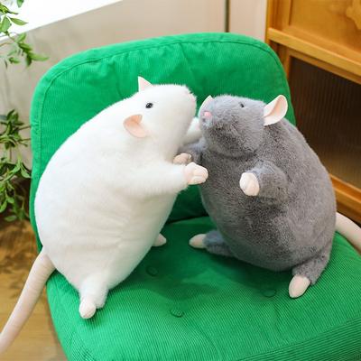 Creative 30/45cm Mouse Doll Plush Cartoon Flower Branch Rat Doll Soft Plush Animal Figure Kids Gift Birthday