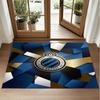 Club Brugge FC Design Crystal Velvet Rug Soft Decorative Mat for Bedroom Entrance