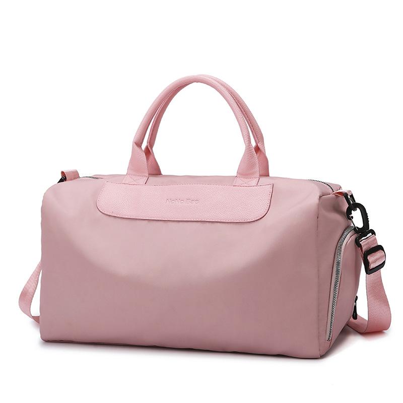 

Large Capacity Travel Duffel Bag-Lightweight Design,Sports Gym Bag Multiple Pockets,Portable Weekend Travel Bag,Sports Gear Bag рожевий