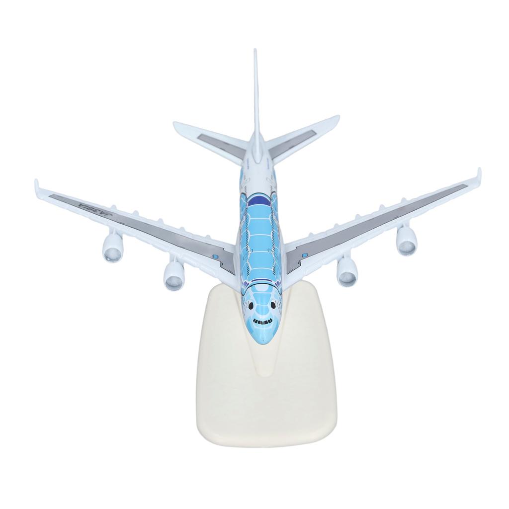 1:500 Scale A380 Plane Model High Stimulation Alloy Airplane Decoration Model with Display Base