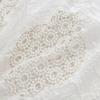 Women White Crochet Lace Openwork Batwing Sleeve Cover Up Top
