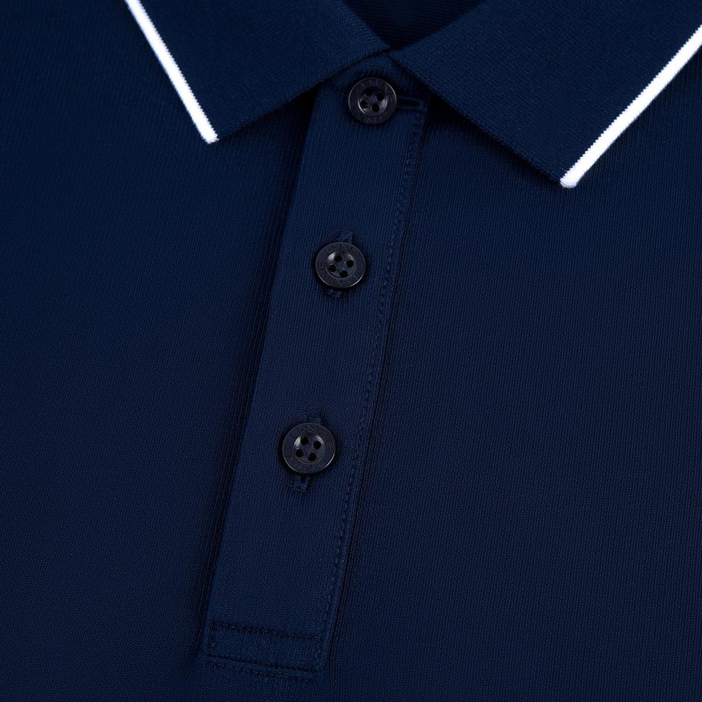 Li-Ning Fashion Sports Casual Short Sleeve Breathable Polo Shirt Men tops Dark-Navy APLW475-4