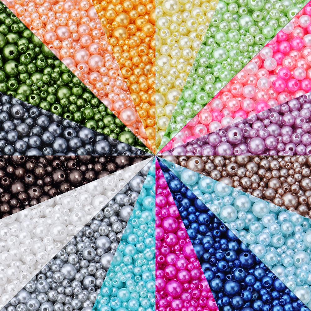 Multicolor ABS Pearl Beads for DIY Clothing, Bracelets & Jewelry