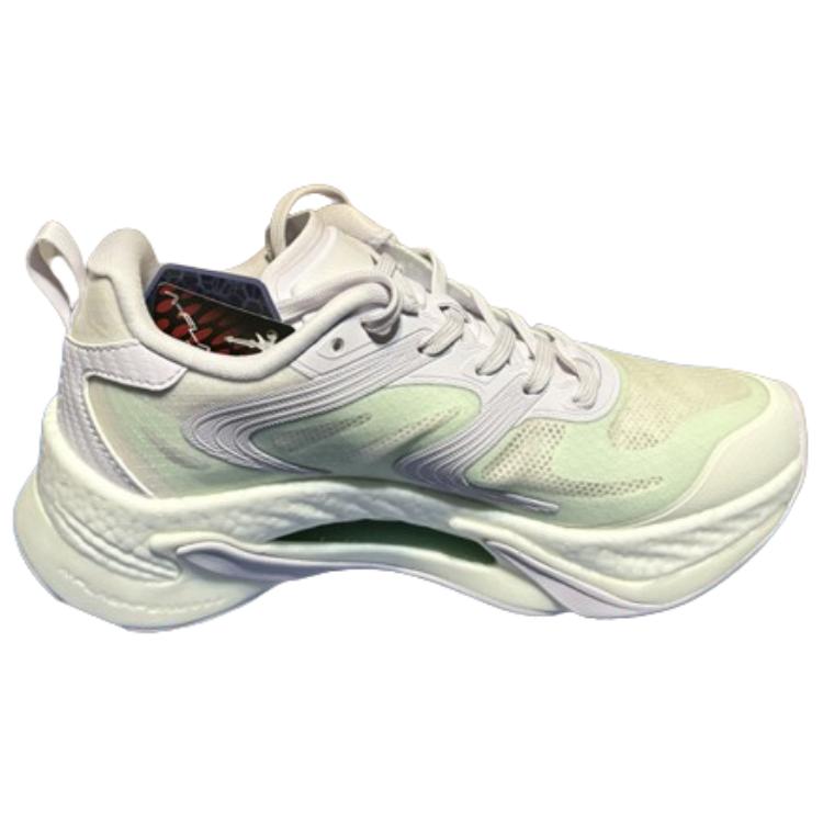 Anta Comfortable Trendy Mesh Shock Absorbing Non-Slip Low-Top Casual Running Shoes Women sneaker Purple White Blue 122225596-2