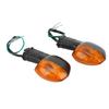 2pcs Motorcycle Rear Turn Signal Light 12V 10W ABS Heat Resistant Replacement for YZF R1 R6 R125 R25 R3Tawny