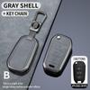 High-End Metal Protective Shell for Peugeot 307/308/408 Key Cover - Full Coverage with Buckle