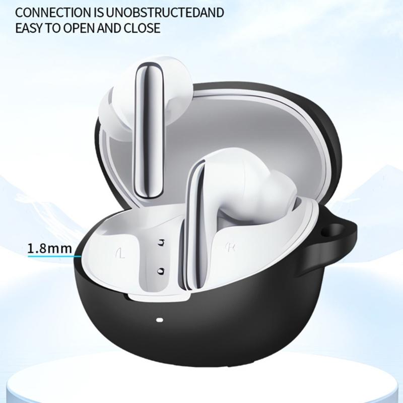 Soft Silicone Earphone Covers Secure Fit Lightweight Design For MeloBuds N60 Earbuds Case Protective Shell Extended Use