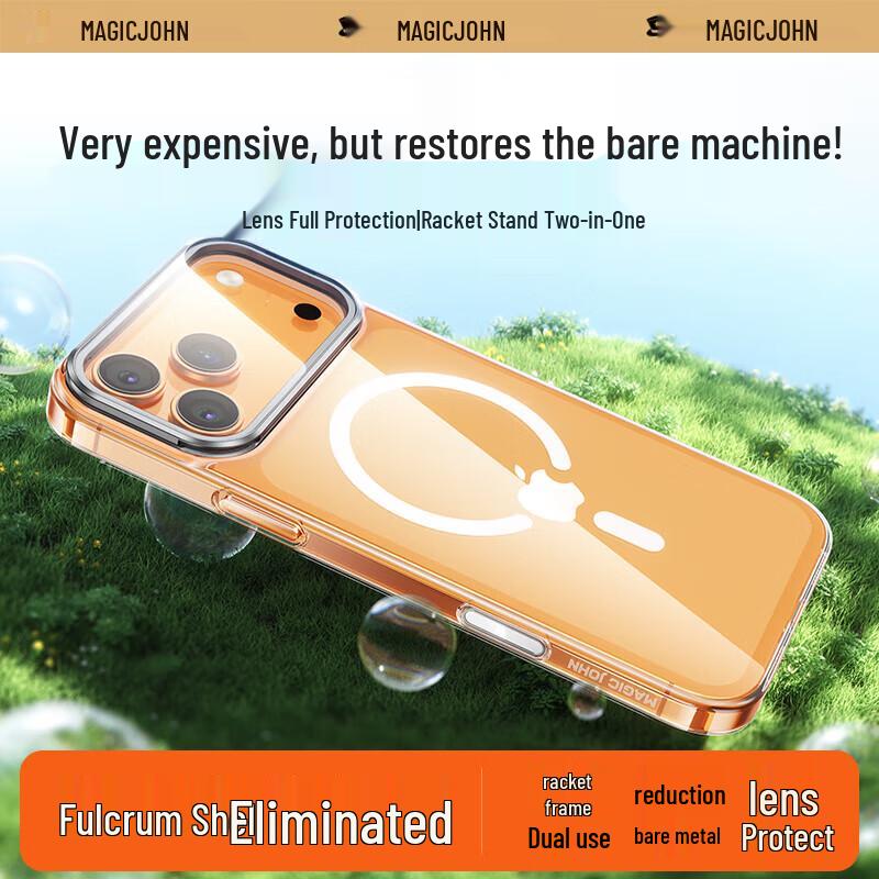 

Mofajia Magsafe Clear Kickstand Case for iPhone 17 Pro Max