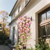 2PC UV-Resistant Artificial Morning Glory & Eucalyptus 75CM Hanging Decor For Home,Garden,Weddings Flower Outdoor Decoration