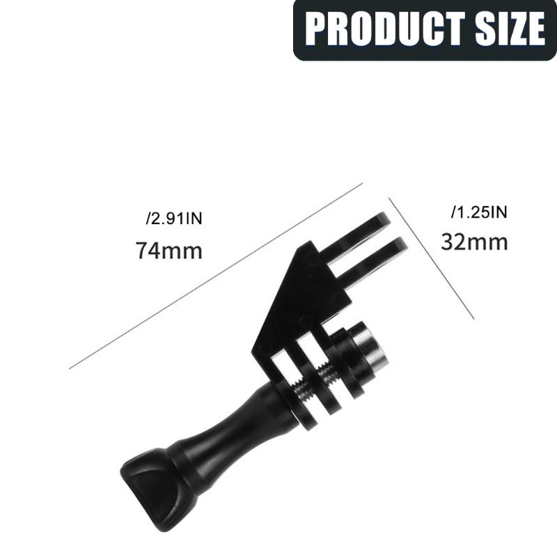 90 Degree Elbow Action Camera Mount Space Saving Flexible Angled Vertical Horizontal Shoots Compatibility For Tight Scene