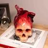 Skull Heart Desktop Decoration Halloween Party Decoration Fairy Tale Skull Craft Ornament Home Accessories Figurines