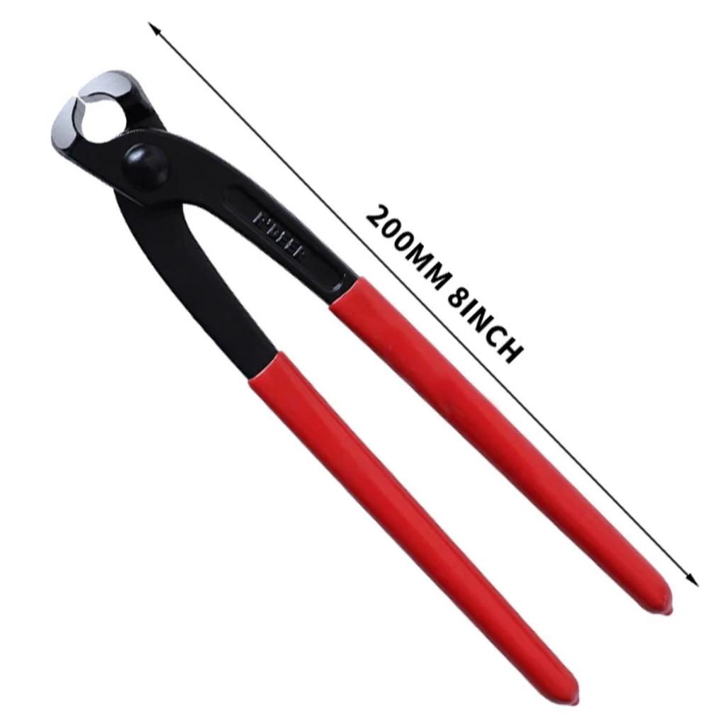 Kleště na svorky s jedním uchem 8 palců/200 mm Kleště z uhlíkové oceli Stahovák na hřebíky pro ruční opravy automobilů