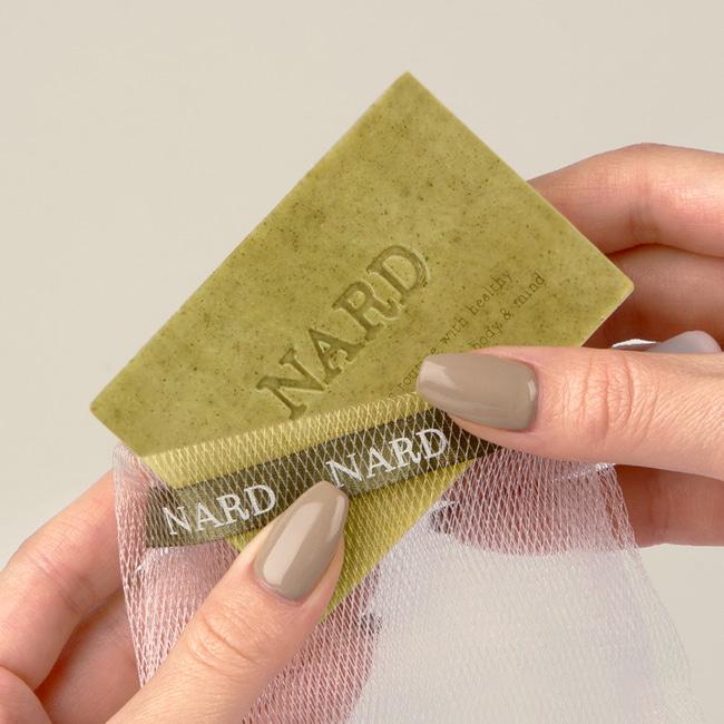 NARD Heartleaf Soap 100g × 2 + Foaming Net_for Sensitive Skin