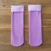 2 Pairs Women Winter Socks Mid-tube Solid Color High Elasticity Keep Warm Lightweight Comfort Warmth Daily Socks Sport Socks