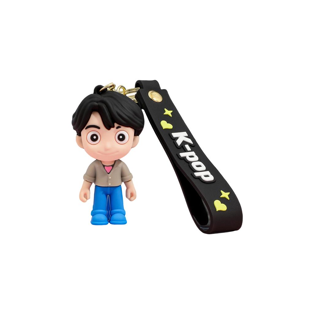 Cute Cartoon Acrylic Keychains - Adorable Character Designs, Perfect Gift For Kids, Acrylic Key Holders For Bags & Keys