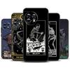 The Hermit Tarot Card Grim Reaper Case For OnePlus 12 11 10 Pro 8T 9R 10T 10R 12R OnePlus Nord N10 N20 2 2T CE 3 Lite Cover