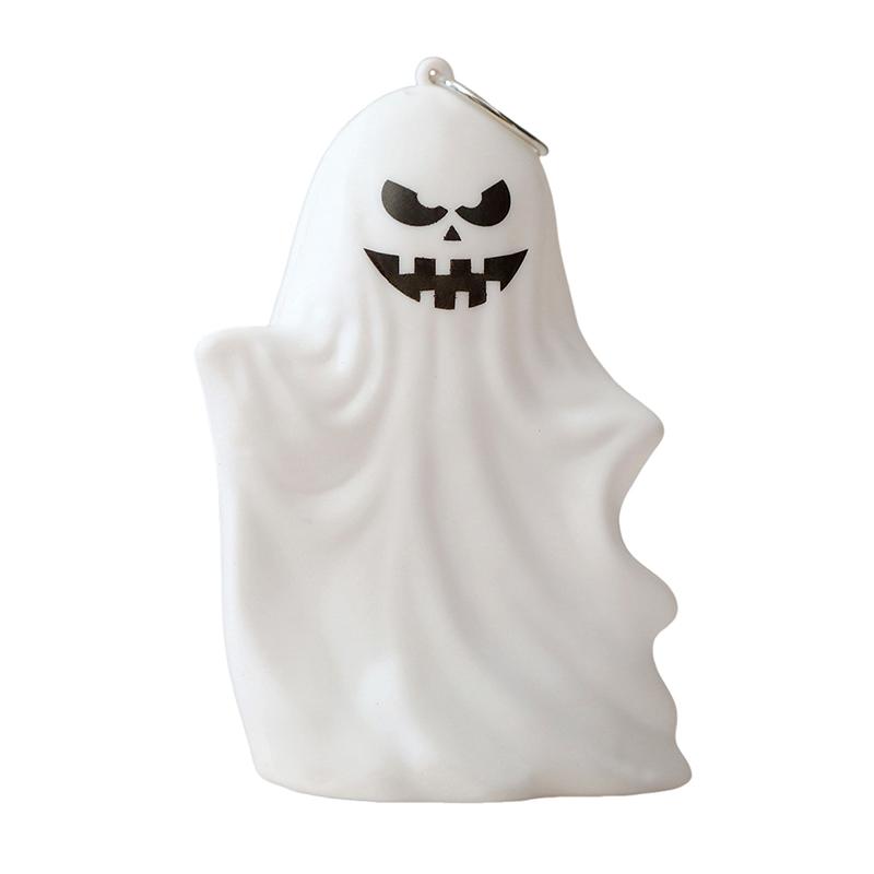 

Призрак Хэллоуин Декор - Белый Призрак Светодиодный Ночник Жуткая Фигурка Статуэтка Фестивальная Лампа Топпер для Стола Подвесные Украшения
