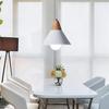 Luminária pendente LED criativa nórdica - Lustre de alumínio estilo europeu para bares e restaurantes