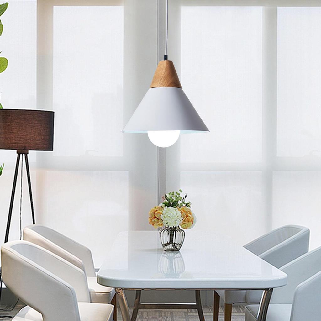 Luminária pendente LED criativa nórdica - Lustre de alumínio estilo europeu para bares e restaurantes